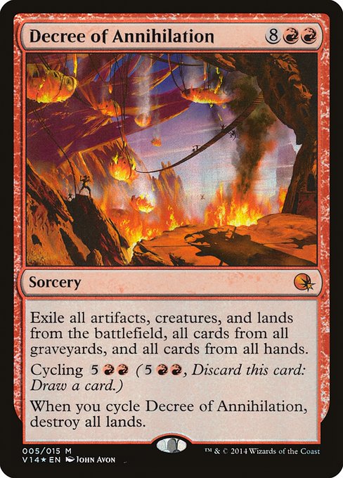 V14: Decree of Annihilation (Foil)