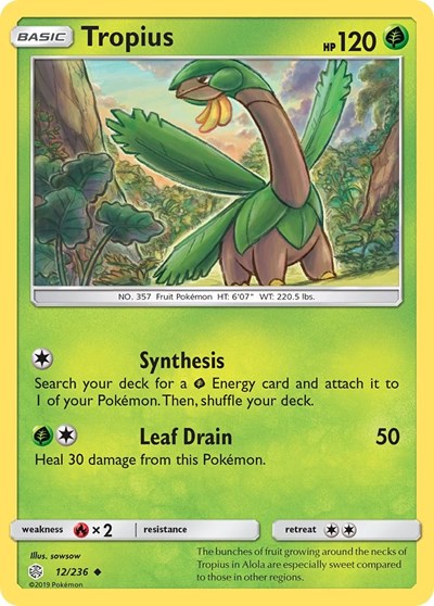 SM12: Tropius (Reverse Holofoil)