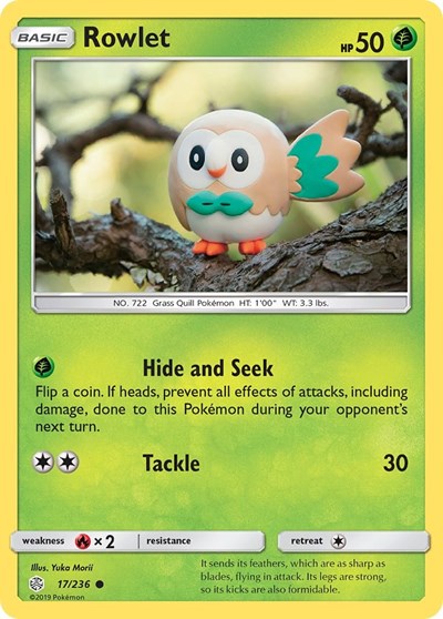 SM12: Rowlet - 17/236 (Reverse Holofoil)