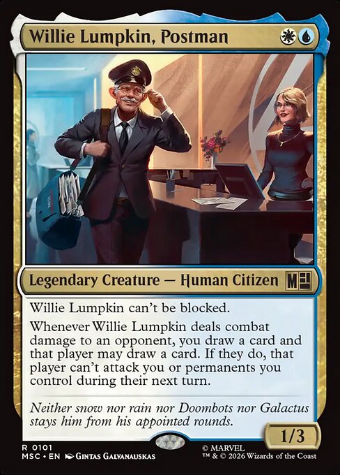 MSC: Willie Lumpkin, Postman