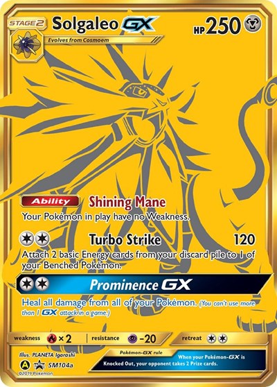 SMP: Solgaleo GX - SM104a (Holofoil)