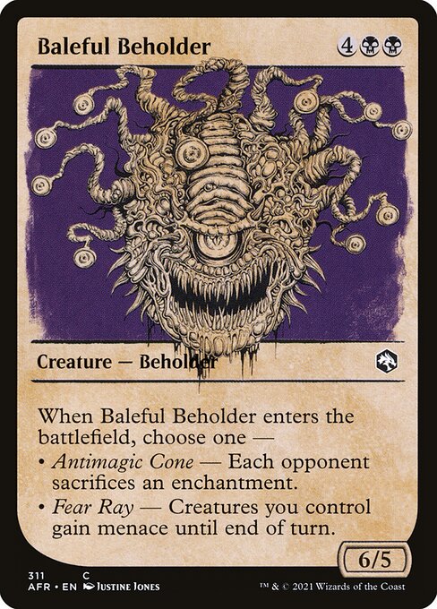 AFR: Baleful Beholder (Showcase) (Foil)