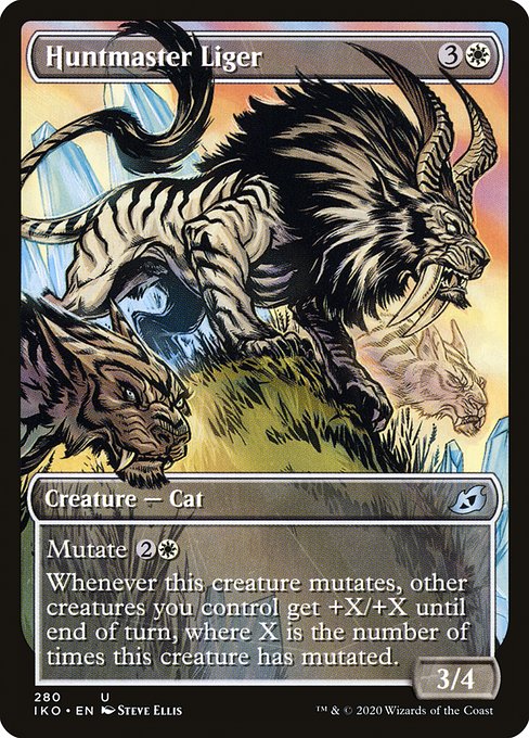 IKO: Huntmaster Liger (Showcase) (Foil)