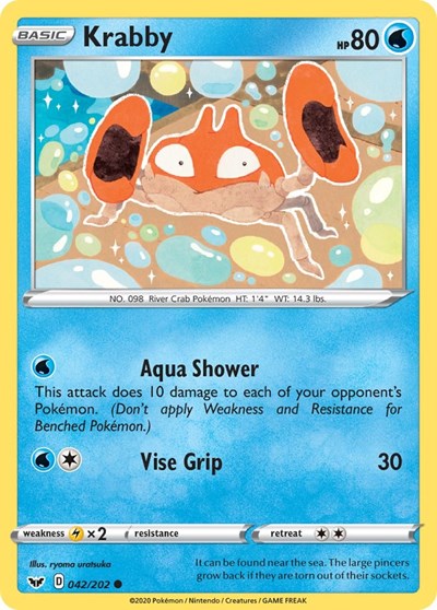 SWSH01: Krabby (042)