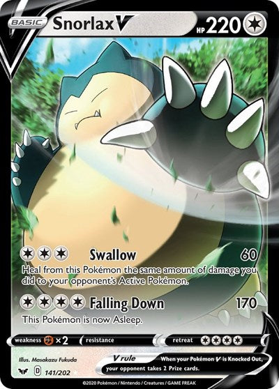 SWSH01: Snorlax V (Holofoil)