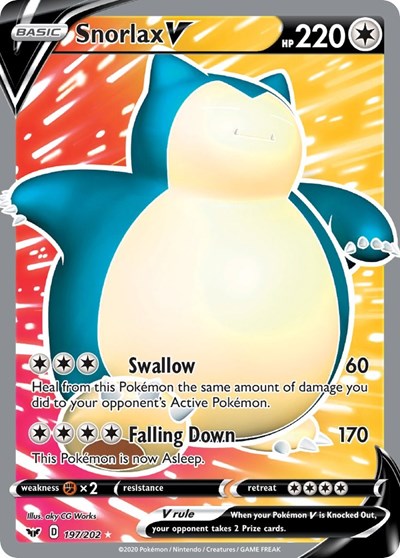 SWSH01: Snorlax V (Full Art) (Holofoil)