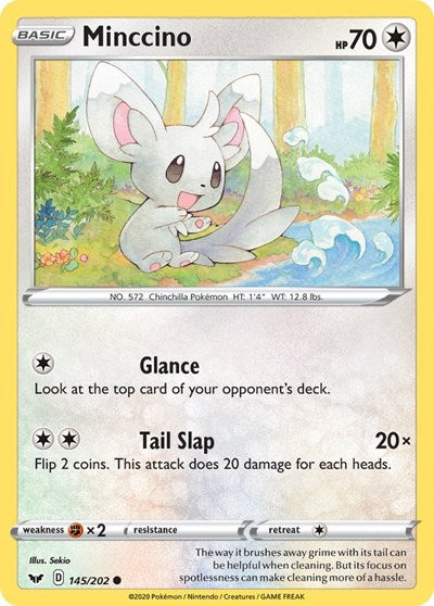 SWSH01: Minccino (145) (Reverse Holofoil)