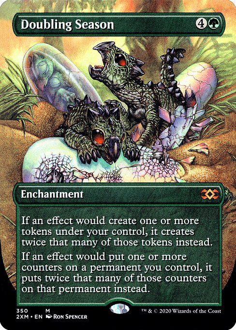 2XM: Doubling Season (Borderless) (Foil)