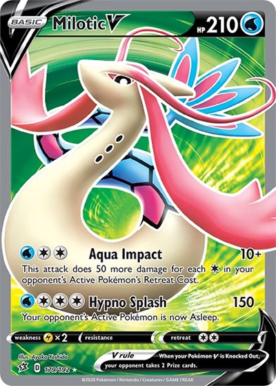 SWSH02: Milotic V (Full Art) (Holofoil)