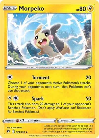 SWSH02: Morpeko (Reverse Holofoil)