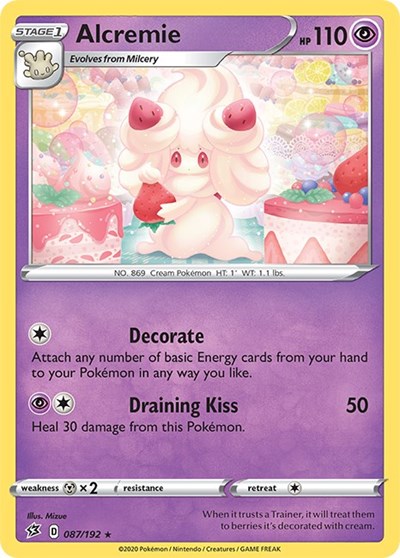 SWSH02: Alcremie (Reverse Holofoil)