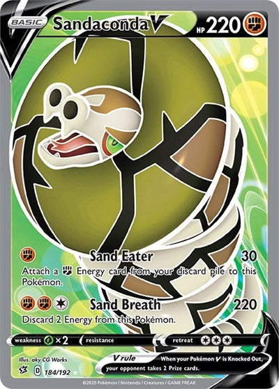 SWSH02: Sandaconda V (Full Art) (Holofoil)