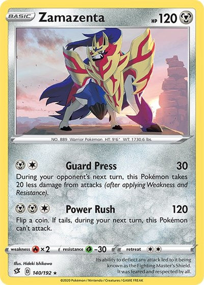 SWSH02: Zamazenta (Reverse Holofoil)