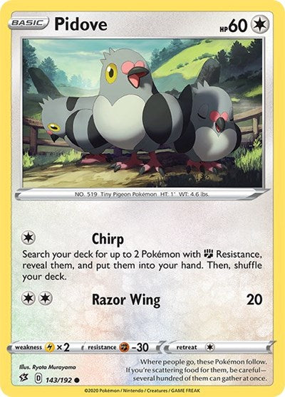 SWSH02: Pidove