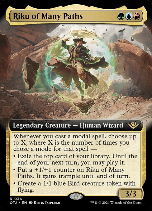 OTJ: Riku of Many Paths (Extended Art) (Foil)