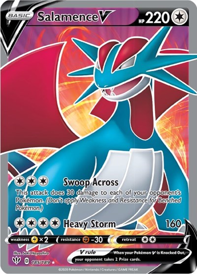SWSH03: Salamence V (Full Art) (Holofoil)