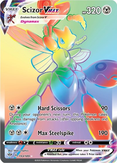 SWSH03: Scizor VMAX (Secret) (Holofoil)