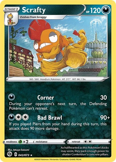 CHP: Scrafty (Reverse Holofoil)