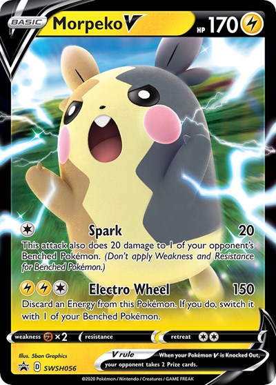 SWSD: Morpeko V - SWSH056 (Holofoil)