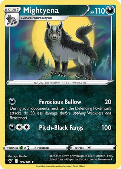 SWSH04: Mightyena (Reverse Holofoil)
