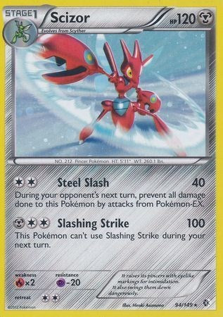 BLE: Scizor - 94/149 (Cosmos Holo) (Holofoil)