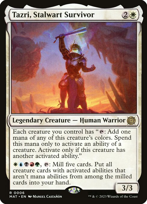 MAT: Tazri, Stalwart Survivor (Foil)