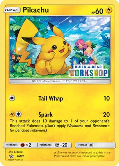MCAP: Pikachu - SM86 (Build-A-Bear Workshop Exclusive)