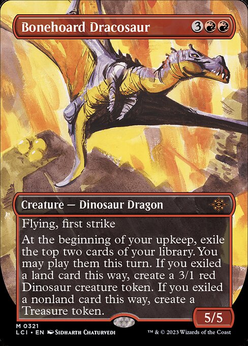 LCI: Bonehoard Dracosaur (Borderless) (Foil)