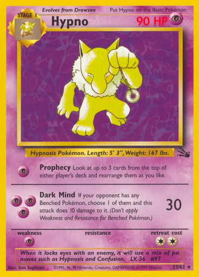 Hypno (23) 23/62 Unlimited Fossil