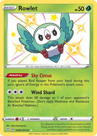 SHFSV: Rowlet (Holofoil)