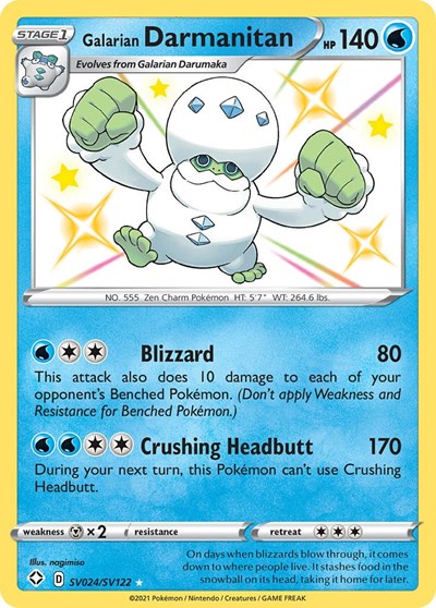 SHFSV: Galarian Darmanitan (Holofoil)