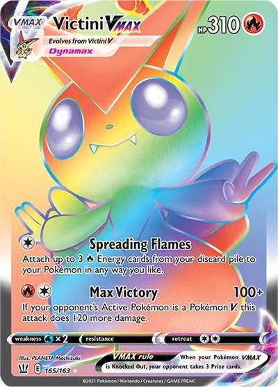 SWSH05: Victini VMAX (Secret) (Holofoil)