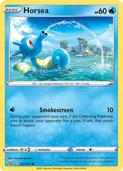 SWSH05: Horsea (Reverse Holofoil)