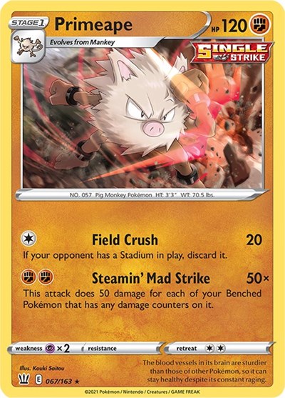SWSH05: Primeape