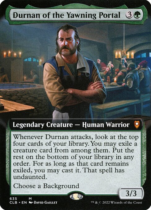 CLB: Durnan of the Yawning Portal (Extended Art) (Foil)