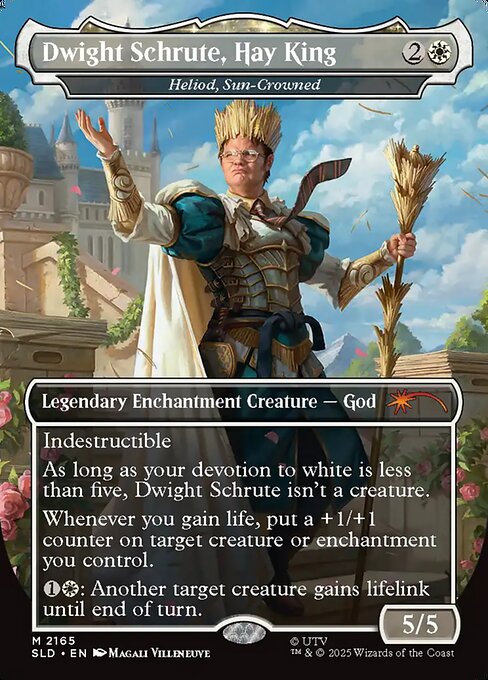 SLD: Dwight Schrute, Hay King - Heliod, Sun-Crowned (Foil)