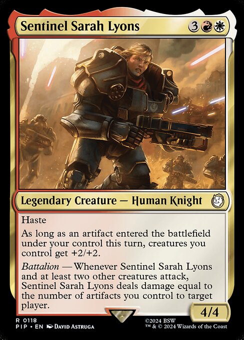 PIP: Sentinel Sarah Lyons