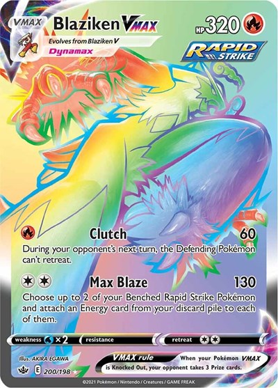 SWSH06: Blaziken VMAX (Secret) (Holofoil)