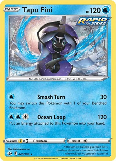 SWSH06: Tapu Fini (Reverse Holofoil)