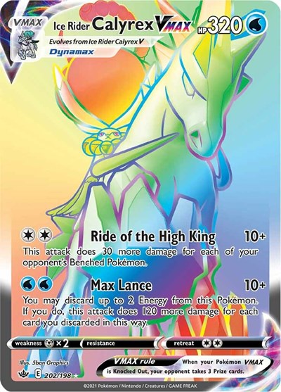 SWSH06: Ice Rider Calyrex VMAX (Secret) (Holofoil)