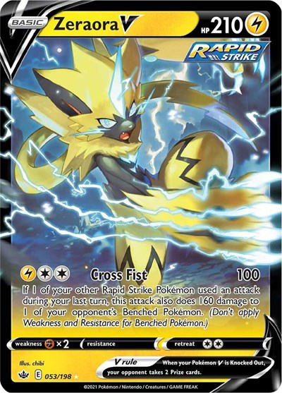 SWSH06: Zeraora V (Holofoil)