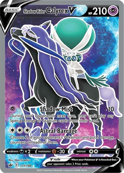 SWSH06: Shadow Rider Calyrex V (Full Art) (Holofoil)