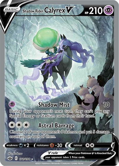 SWSH06: Shadow Rider Calyrex V (Alternate Full Art) (Holofoil)