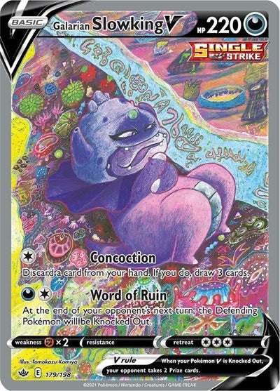 SWSH06: Galarian Slowking V (Alternate Full Art) (Holofoil)