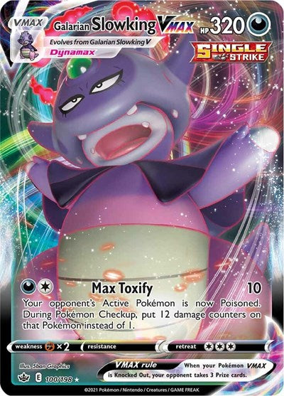 SWSH06: Galarian Slowking VMAX (Holofoil)