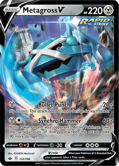 SWSH06: Metagross V (Holofoil)