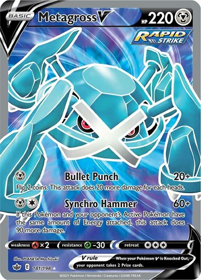 SWSH06: Metagross V (Full Art) (Holofoil)