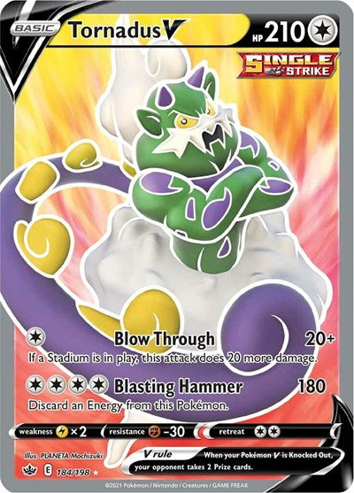 SWSH06: Tornadus V (Full Art) (Holofoil)