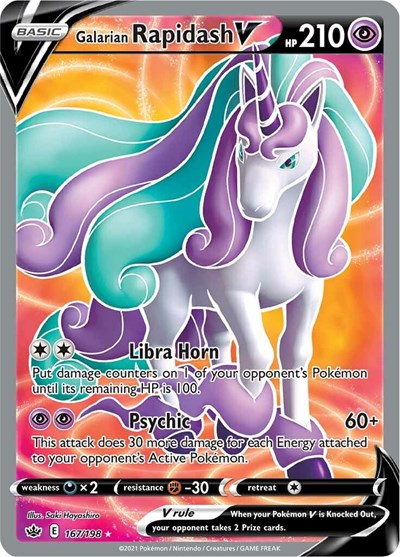 SWSH06: Galarian Rapidash V (Full Art) (Holofoil)