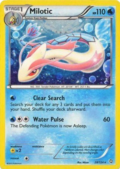 BLE: Milotic - 28/124 (Cosmos Holo) (Holofoil)